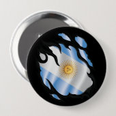アルゼンチン国旗 缶バッジ (正面&裏面)