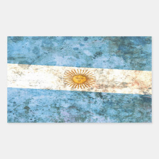 アルゼンチン国旗 長方形シール