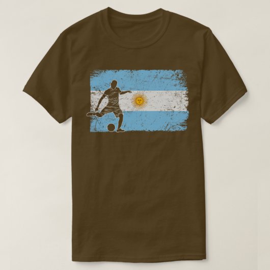 アルゼンチン国旗 Tシャツ (デザイン正面)