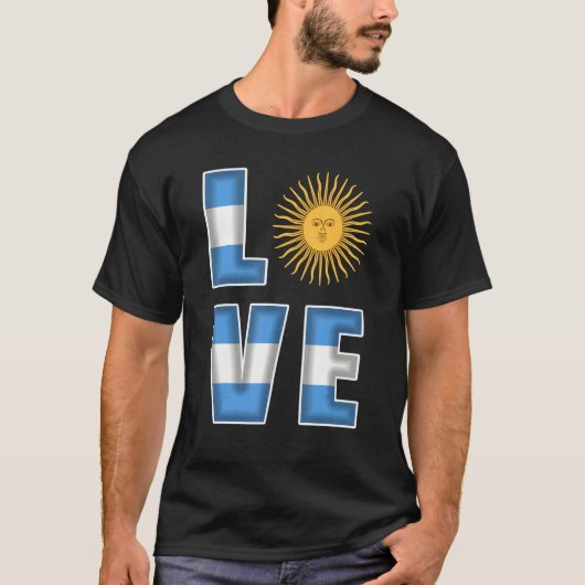 アルゼンチン国旗 Tシャツ (正面)