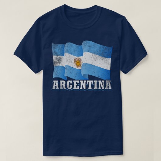 アルゼンチン国旗 Tシャツ (デザイン正面)