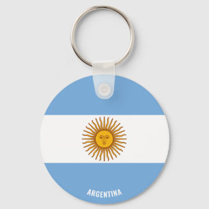 アルゼンチン国魅力的国国旗 キーホルダー