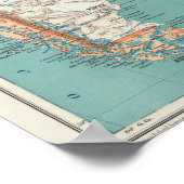 アルゼンチン地図2 ポスター (角)