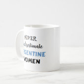 アルゼンチン女性コーヒーマグ コーヒーマグカップ (正面左)