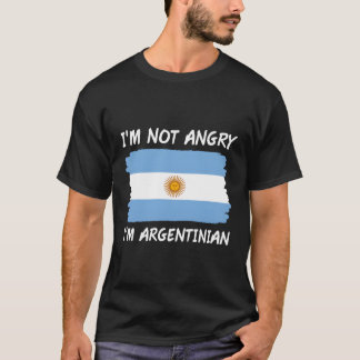 アルゼンチン怒アルゼンチン国旗ではない Tシャツ