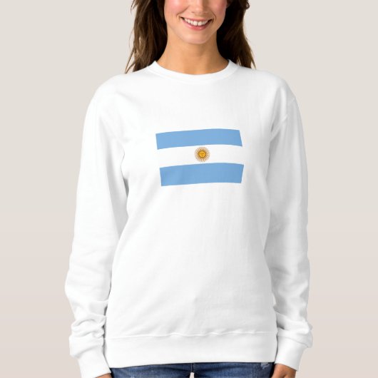 アルゼンチン愛国国旗 スウェットシャツ (正面)