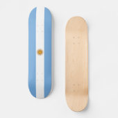 アルゼンチン愛国国旗 スケートボード (正面)