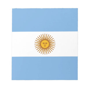 アルゼンチン愛国国旗 ノートパッド