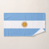 アルゼンチン愛国国旗 バスタオルセット (ハンドタオル)