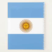 アルゼンチン愛国国旗 プランナー手帳 (裏面)