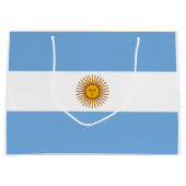 アルゼンチン愛国国旗 ラージペーパーバッグ (正面)