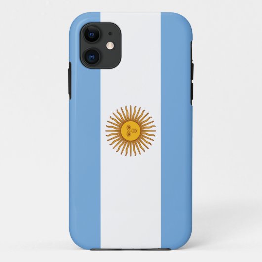 アルゼンチン愛国国旗 Case-Mate iPhoneケース (裏面)