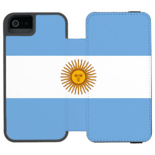 アルゼンチン愛国国旗 iPhone SE/5/5sウォレットケース