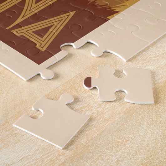 アルゼンチン旅行アートヴィンテージ ジグソーパズル (側面)