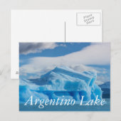 アルゼンチン湖，氷河 ポストカード (正面/裏面)