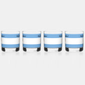 アルゼンチン独立日国旗 ウイスキーグラス (左)