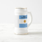 アルゼンチン独立日国旗 ビールジョッキ (正面右)