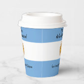 アルゼンチン独立日国旗 紙コップ (右)