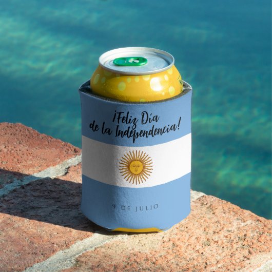 アルゼンチン独立日国旗 缶クーラー (インサイチュ プール)