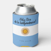 アルゼンチン独立日国旗 缶クーラー (缶正面)