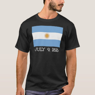 アルゼンチン独立記念日アルゼンチン国旗 Tシャツ