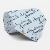 アルゼンチン系アメリカ人の絡み合ったハートネクタイ ネクタイ (ロール)