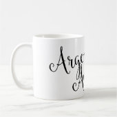 アルゼンチン系アメリカ人の絡み合ったハートマグ コーヒーマグカップ (左)