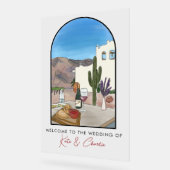 アルゼンチン結婚の歓迎 アクリルサイン (傾斜)