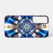 アルゼンチン色のSamsung Galaxy S22ケース Samsung Galaxyケース (裏面横)