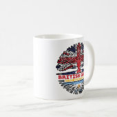 アルゼンチン英国統一されたイギリス国旗 コーヒーマグカップ (正面右)