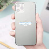 アルゼンチン製バーコード国旗ステッカー シール (スマートフォン)