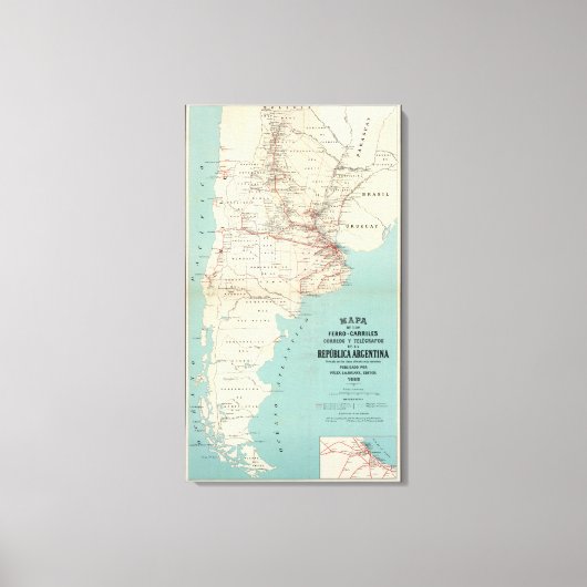 アルゼンチン2 キャンバスプリント (正面)