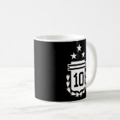 アルゼンチン3つ星アルゼンチン国旗3つ星10 コーヒーマグカップ (正面右)