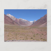 アルゼンチン,アコンカグア山への道 ポストカード (正面)