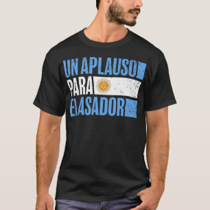 アルゼンチン・アサドルアルゼンチン国旗のパリラグリル Tシャツ