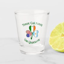 アルゼンチン アメリカ アイルランド 国旗 シャムロック 名入れ 