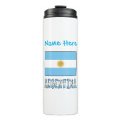 アルゼンチン アルゼンチン国旗 青 カスタマイズ タンブラー (正面)