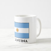 アルゼンチン（アルゼンチン）国旗 コーヒーマグカップ (正面右)