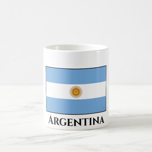 アルゼンチン（アルゼンチン）国旗 コーヒーマグカップ (中央)