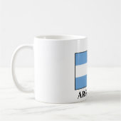 アルゼンチン（アルゼンチン）国旗 コーヒーマグカップ (左)