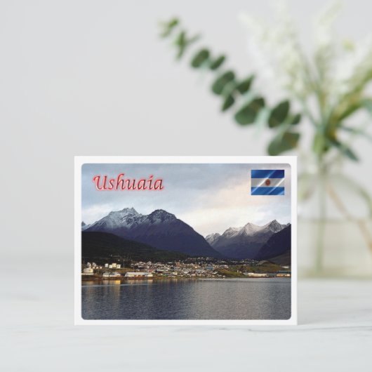 アルゼンチン – ウシュアイア – 夜ごと – ポストカード (スタンド正面)