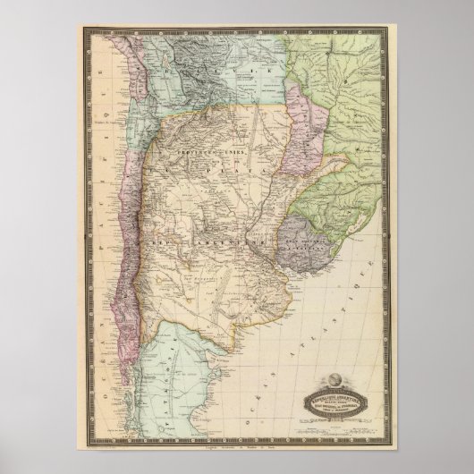 アルゼンチン、ウルグアイ ポスター (正面)