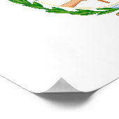 アルゼンチン・コート・オブ・アームズ ポスター (角)