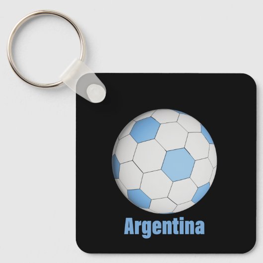 アルゼンチン サッカー キーホルダー (正面)