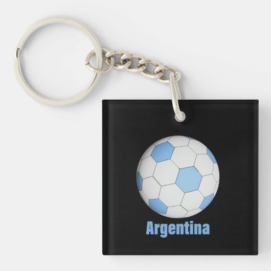 アルゼンチン サッカー キーホルダー (正面)