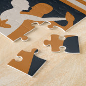 アルゼンチン：シームレスな民族イラストレーション。 ジグソーパズル (側面)