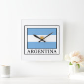 アルゼンチン スクエア壁時計 (ホーム)
