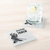 アルゼンチン·タンゴ·ダンス·アート-ガラス·コースター ガラスコースター (アングル)