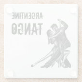 アルゼンチン·タンゴ·ダンス·アート-ガラス·コースター ガラスコースター (裏面)