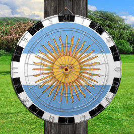 アルゼンチン・ダートボード&アルゼンチン国旗/ゲームボード ダーツボード